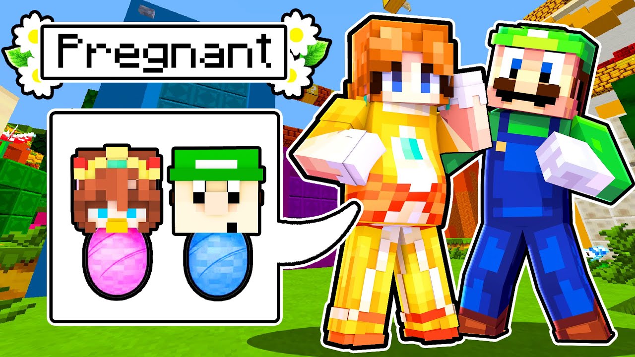 Luigi and Daisy Are PREGNANT With TWINS?!  | Minecraft Super Mario [239]