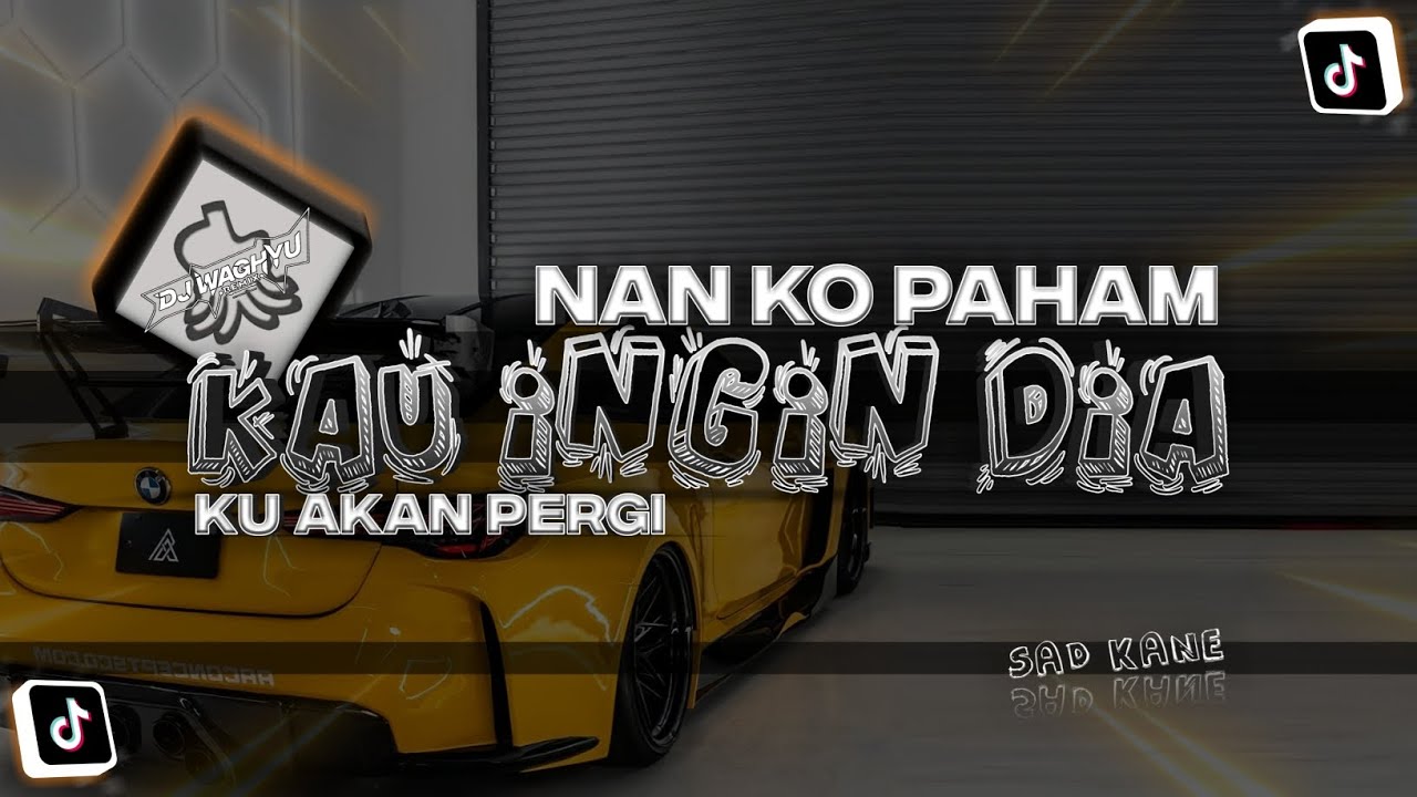 DJ SAD KANE Kau Ingin Dia X Nan Ko Paham X Ku Akan Pergi • Mengkane | DJ Waghyu remix