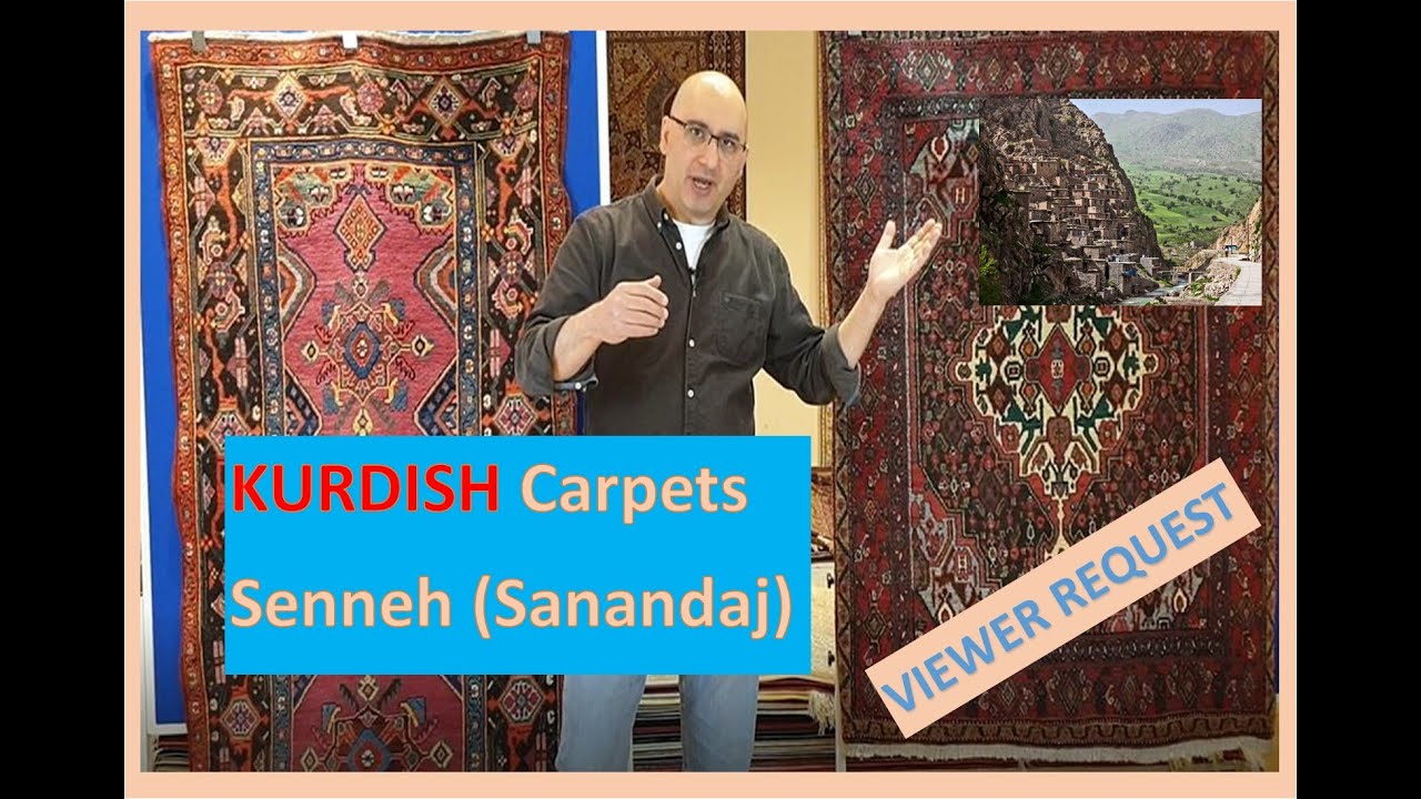Kurdish Senneh Rugs - Sanandaj Tribal Persian Carpets - Viewer Request