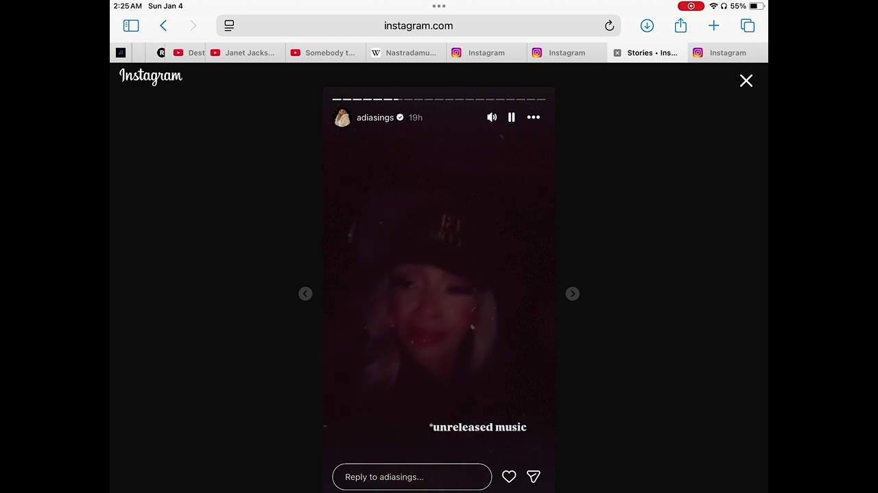 Adia previews unreleased songs from her previous albums