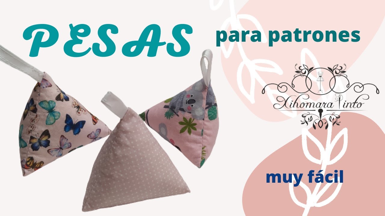 Pesas para patrones ,tutorial muy fácil y práctico /Pattern Weigths