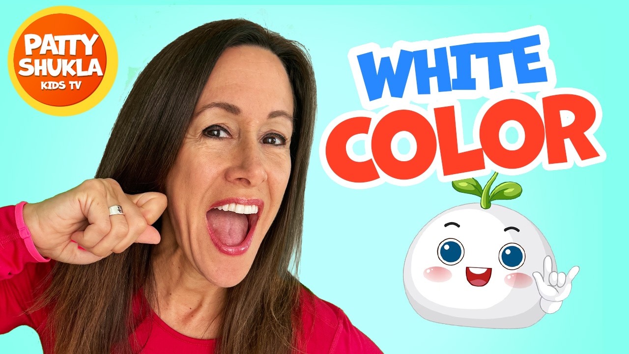 Learn Colors Song for Children (Official Video) White is the Color of the Day | Learn Sign Language