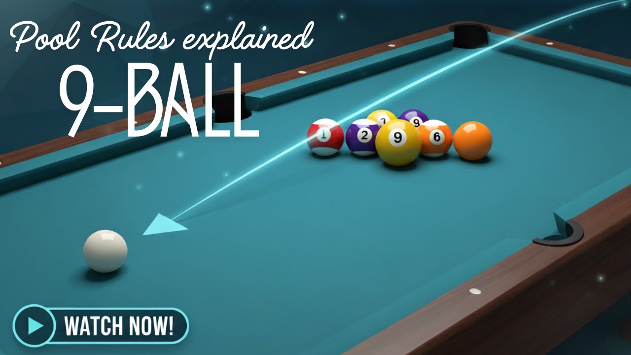 9-Ball Pool Rules in 6 Minutes! 🎱 | All Rules Explained Simply ✔️ | Strategy & Tips ✔️