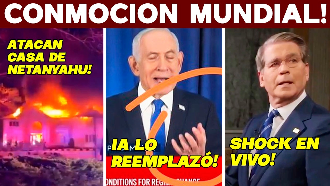 CONMOCION MUNDIAL! FIN A NETANYAHU. IA LO REEMPLAZA. LÍDERES IRAN A LAS CALLES
