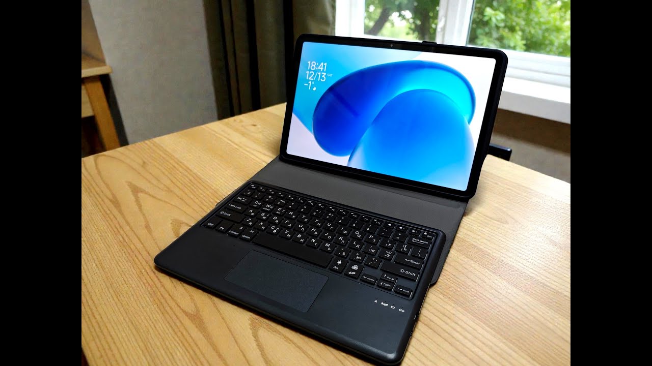 Чохол з клавіатурою Xiaomi Redmi pad 2 Pro Notebook case black,  налаштування підключення клавіатури