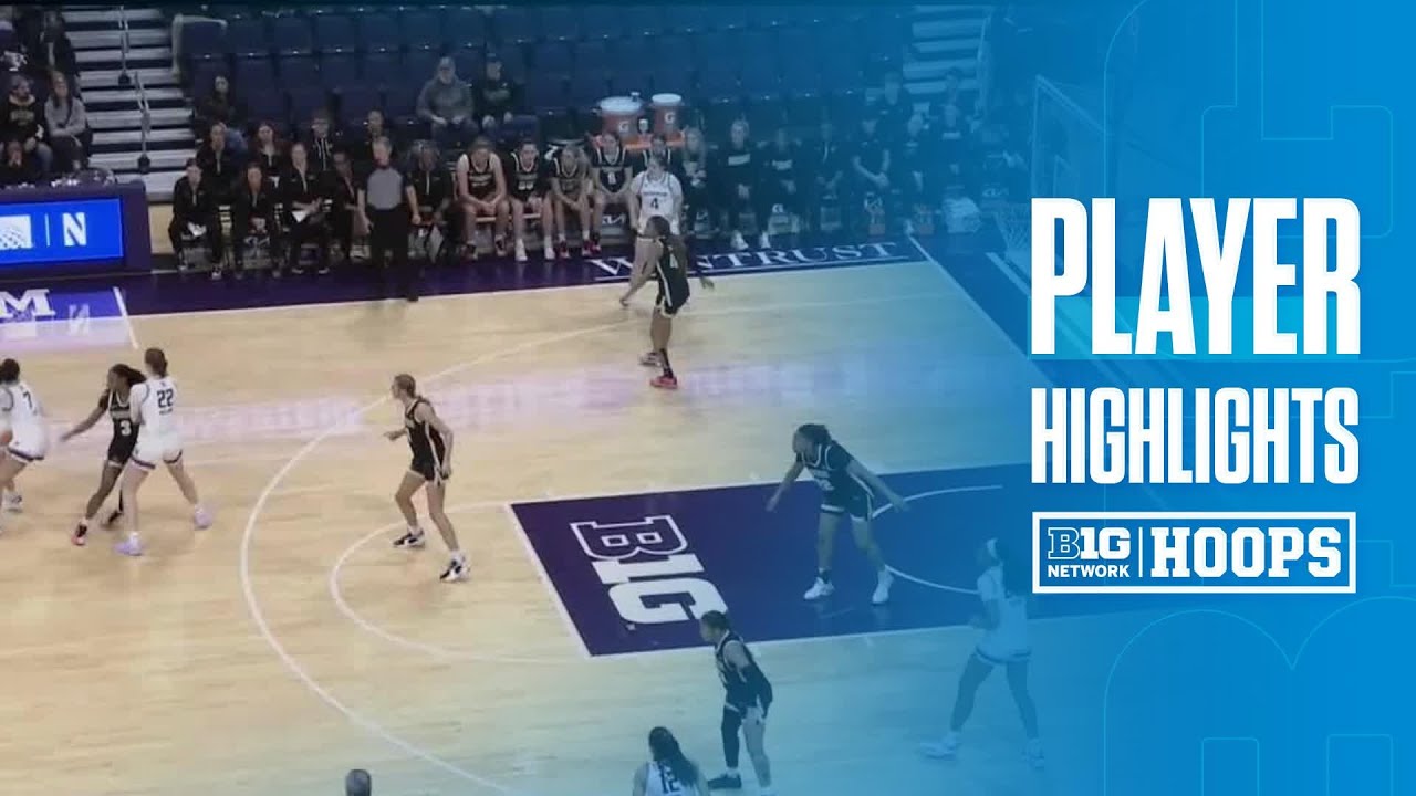Caroline Lau Highlights vs. Purdue | Northwestern Women's Basketball | 03/01/2026