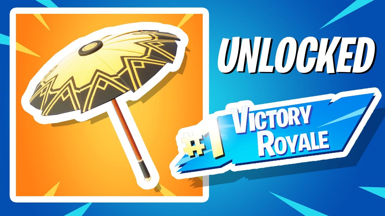 How I Won The NEW GOLD Fortnite Umbrella..