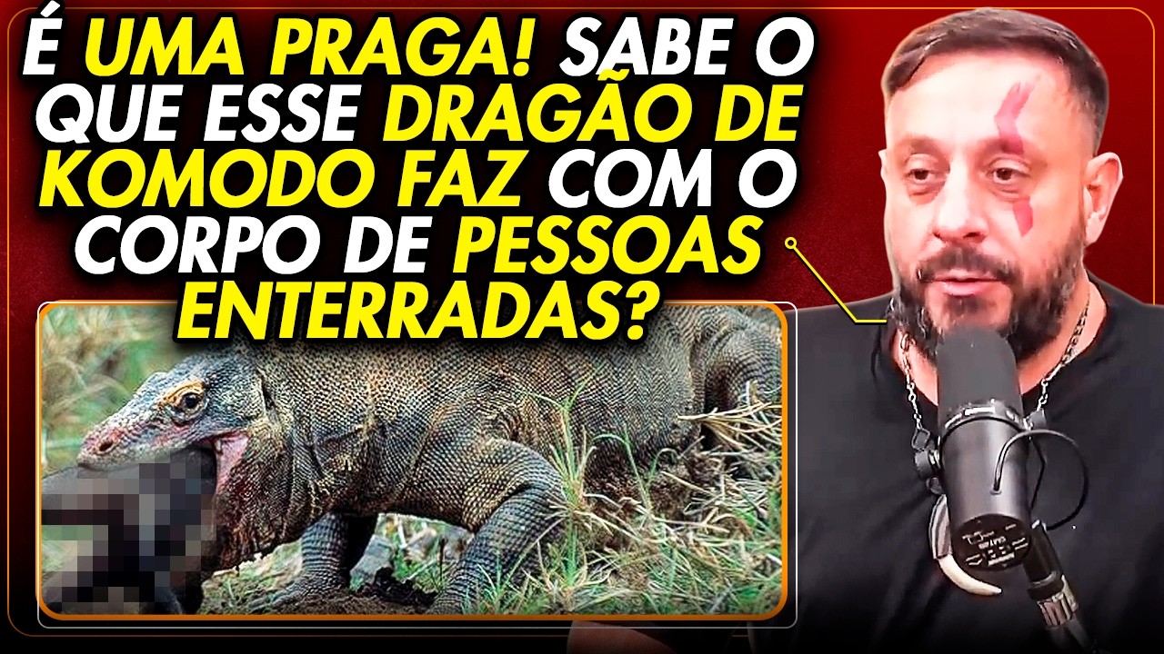 DRAGÃO DE KOMODO COME CADÁVER HUMANO? BIÓLOGO HENRIQUE EXPLICA