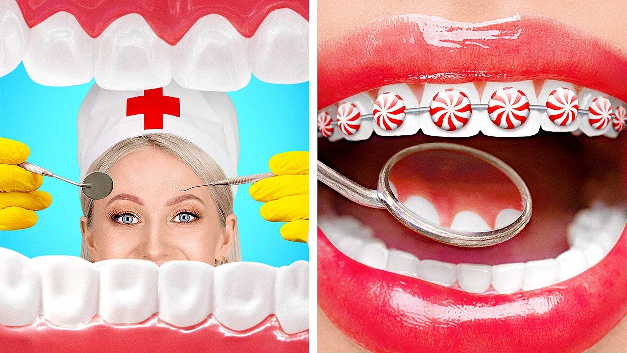 COME INTRUFOLARE GLI SNACK DAL DENTISTA || Modi per intrufolare il cibo in ospedale su 123 GO Like!