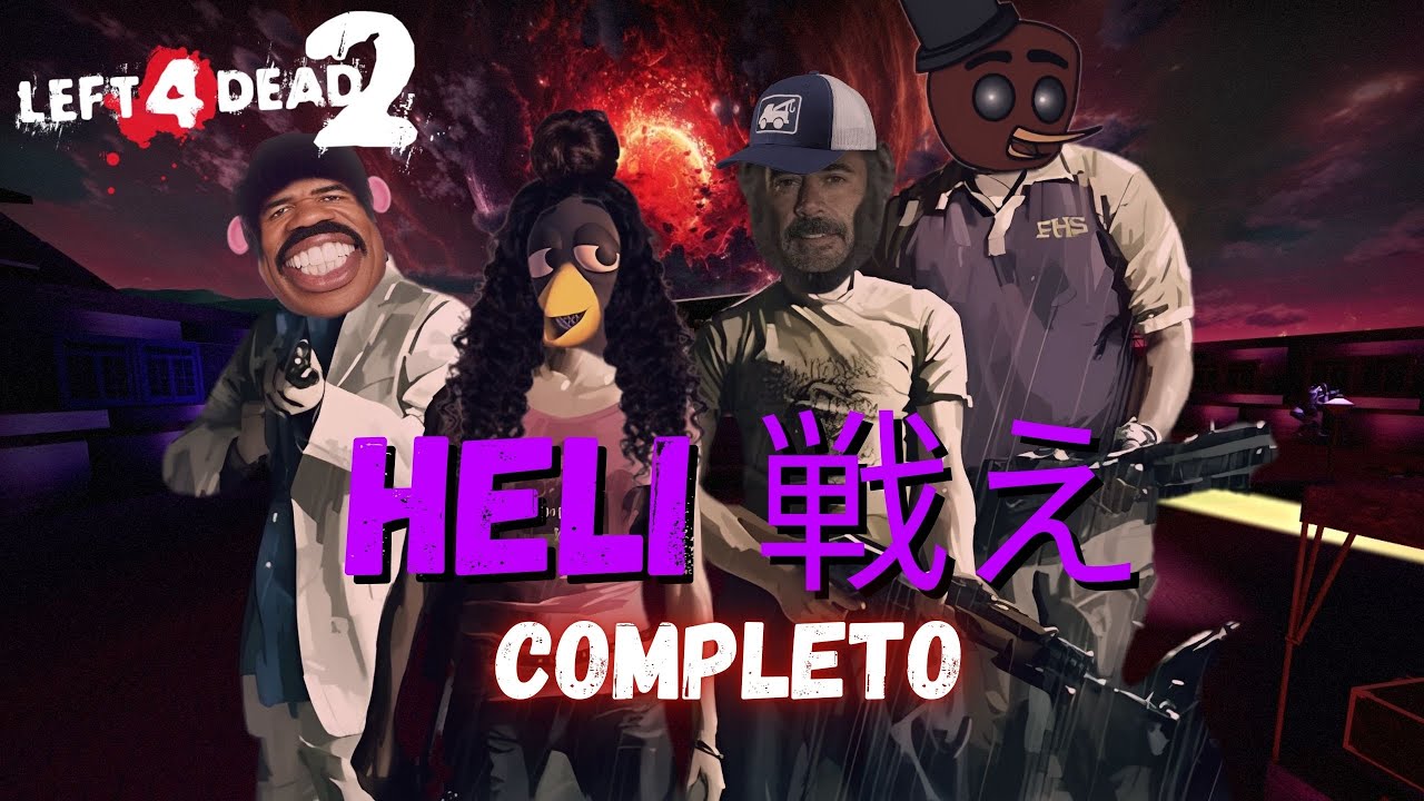 L4D2 Custom Maps HELI 戦え | Confusão e Muita Insanidade