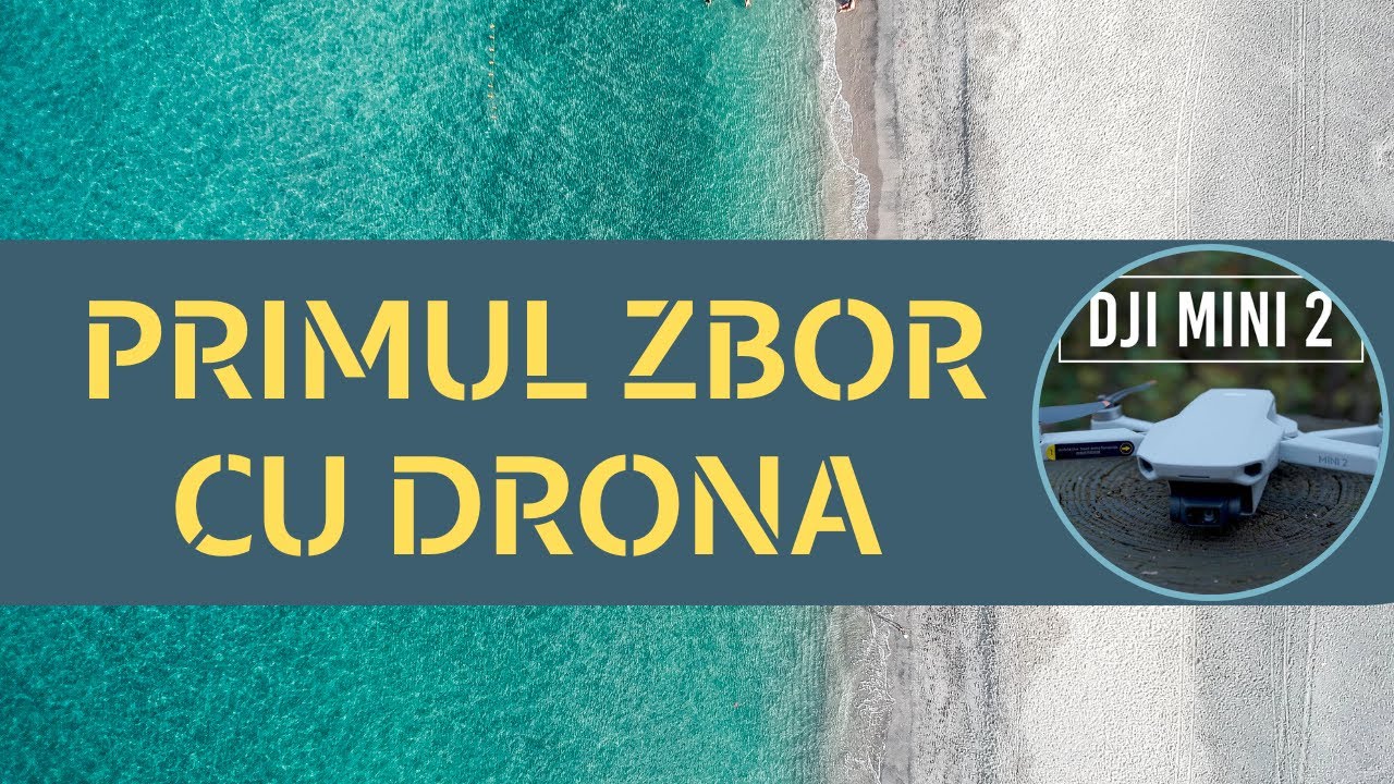 Primul Zbor cu DRONA in 4k UHD (DJI MINI 2)