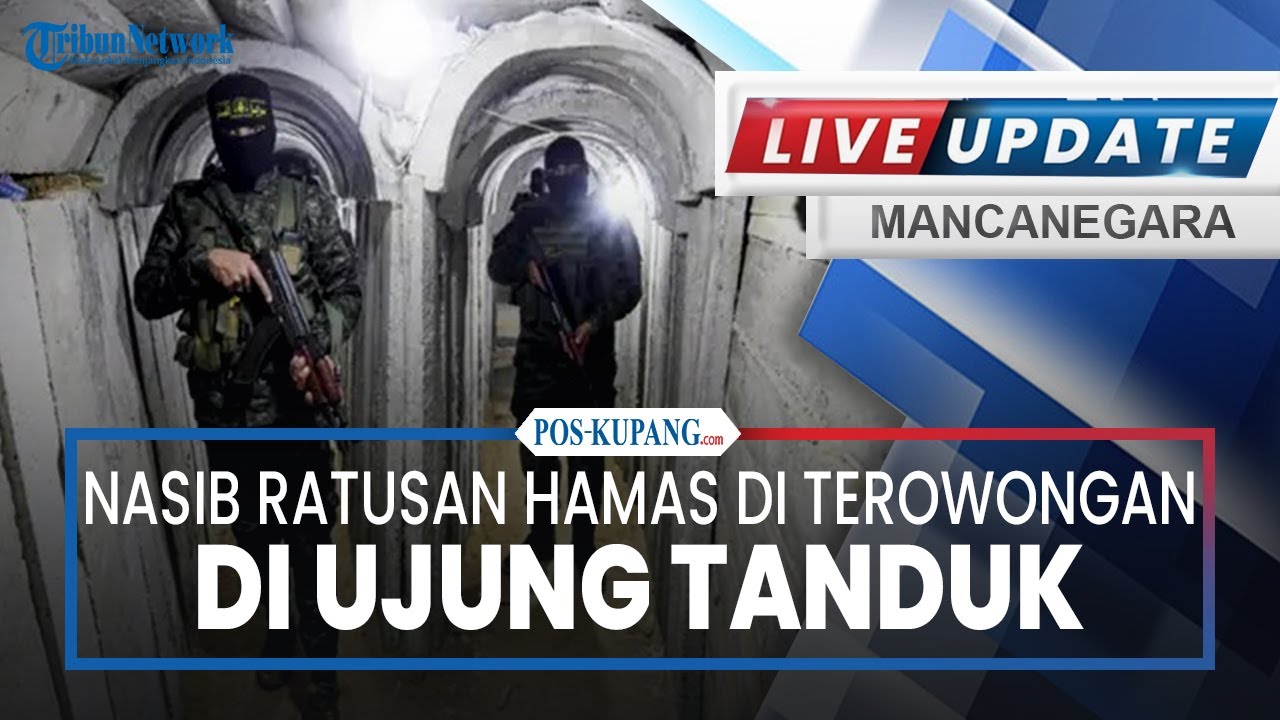 🔴Israel Tolak Negosiasi, Nasib Ratusan Militan Hamas di Terowongan Gaza Kini di Ujung Tanduk
