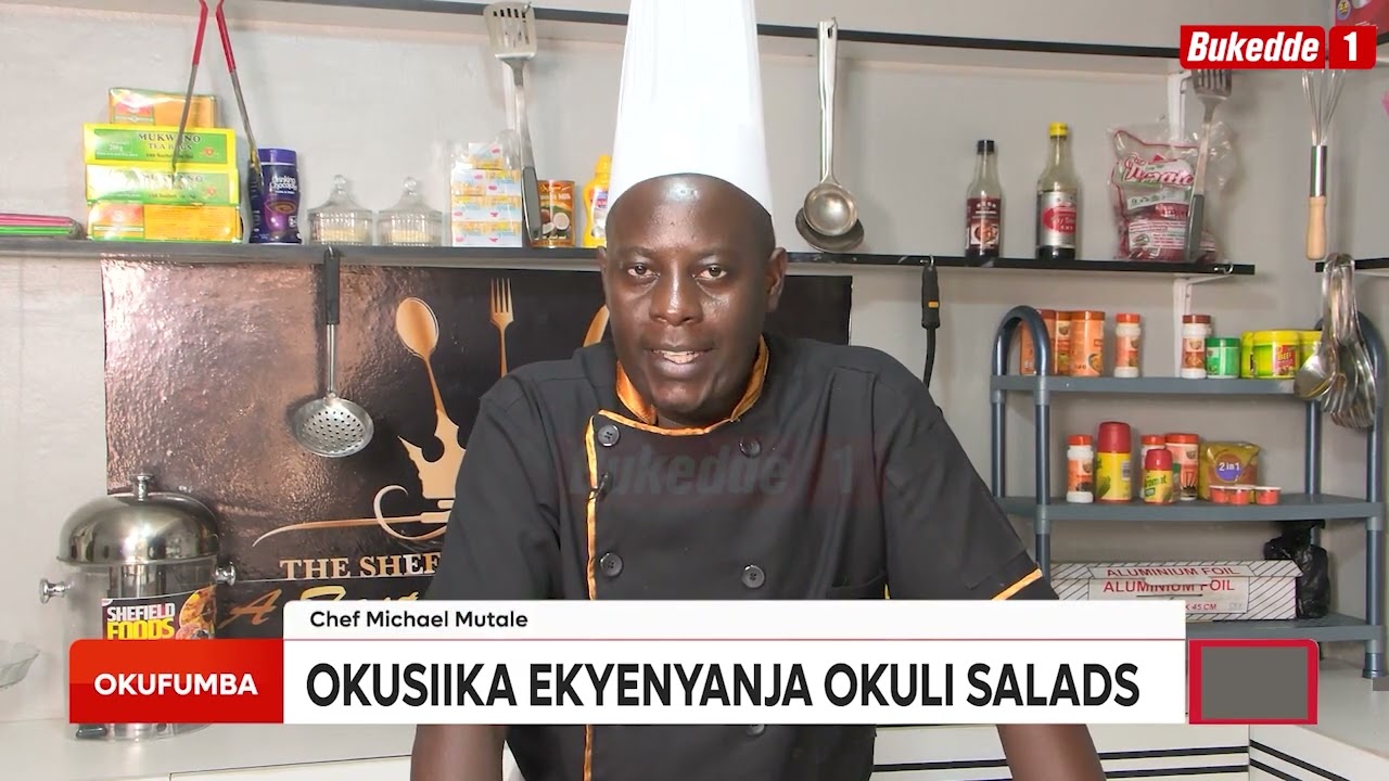 Okufumba:  EKYENNYANJA EKISIIKE, KWOSSA SALADS EMPOOMU.