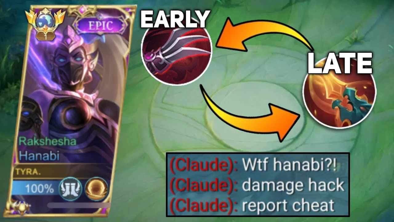 HANABI BROKEN HAAS' CLAW FIRST ITEM FOR DAMAGE HACK AND LATE GAME ITEM FOR PERFECT WIN!🔥