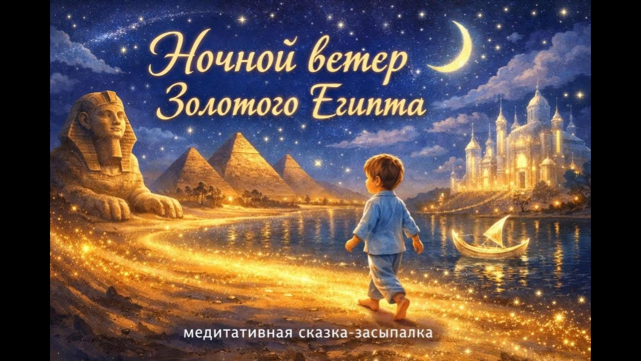 ночной ветер золотого египта #засыпайка #сказка #аудиосказка #колыбельная