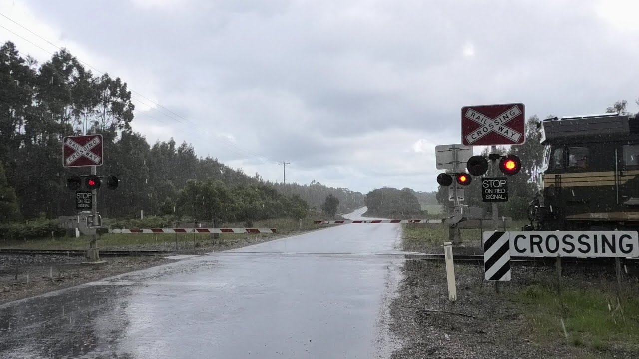 Level Crossing, Myamyn VIC, Australia.