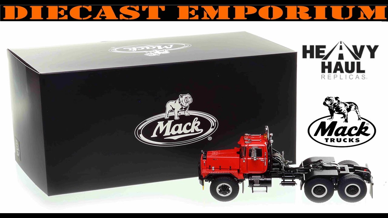 **First Reactions** 1:50 Scale Heavy Haul Replicas Mack RD800 Tandem Axle Tractor with 50-Ton Winch
