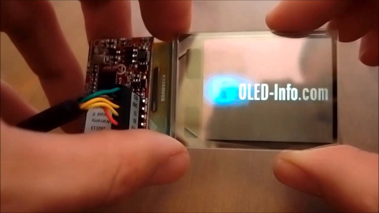 4DS transparent OLED hands on review