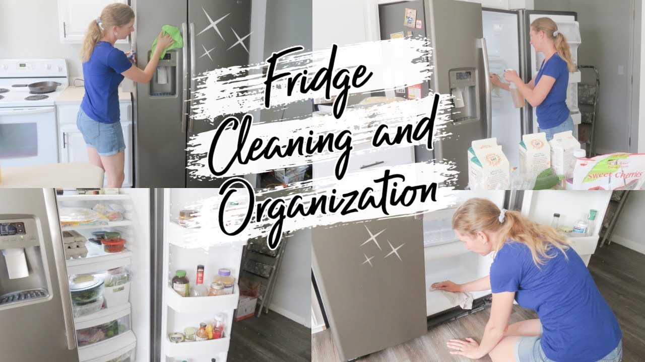 CLEAN WITH ME 2021 // FRIDGE ORGANIZATION AND CLEANOUT | CLEANING MOTIVATION | MESSY FRIDGE CLEANING