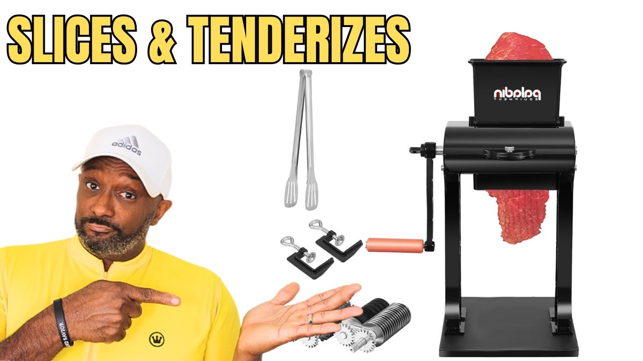🔥 Meat Tenderizer Tool & Beef Jerky Slicer | 2-in-1 Heavy Duty Cuber for Beef & Chicken
