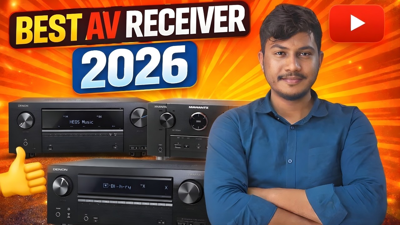 Best AV Receivers 2026 | Dolby Atmos, DTS:X, 8K & 4K HDMI