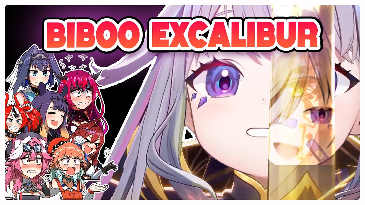 Biboo Becomes Unstoppable When She Get Excalibur | HololiveEN
