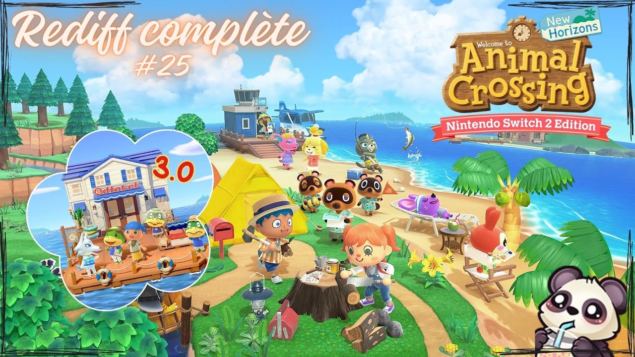 ⛺️ ACNH #25 [switch2] | 3.0 - chambre 2 + rêver'île