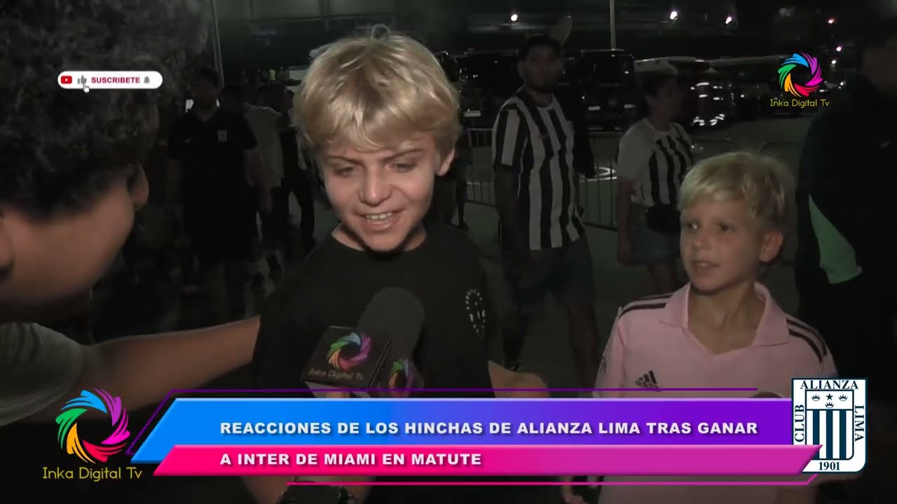 Reacciones de los hinchas de Alianza Lima tras golear a Inter de Miami
