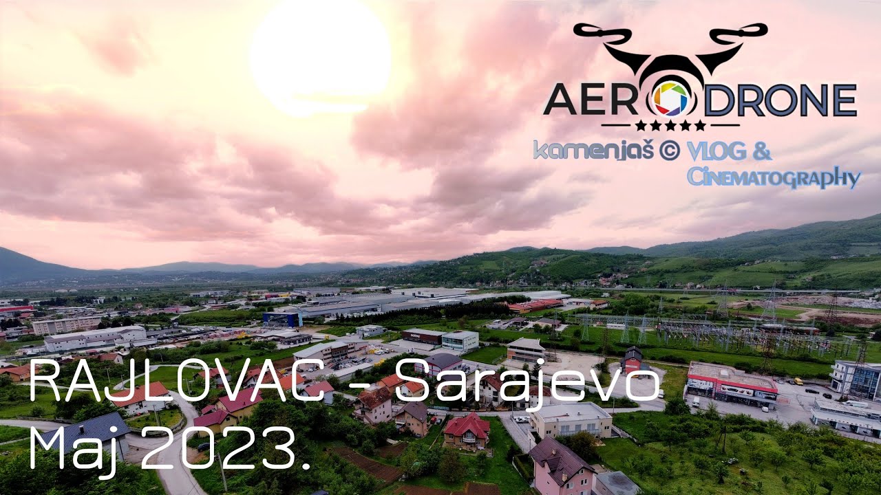 Rajlovac - Sarajevo Maj 2023 #aerodronevlog #djimini2 #Subscribe