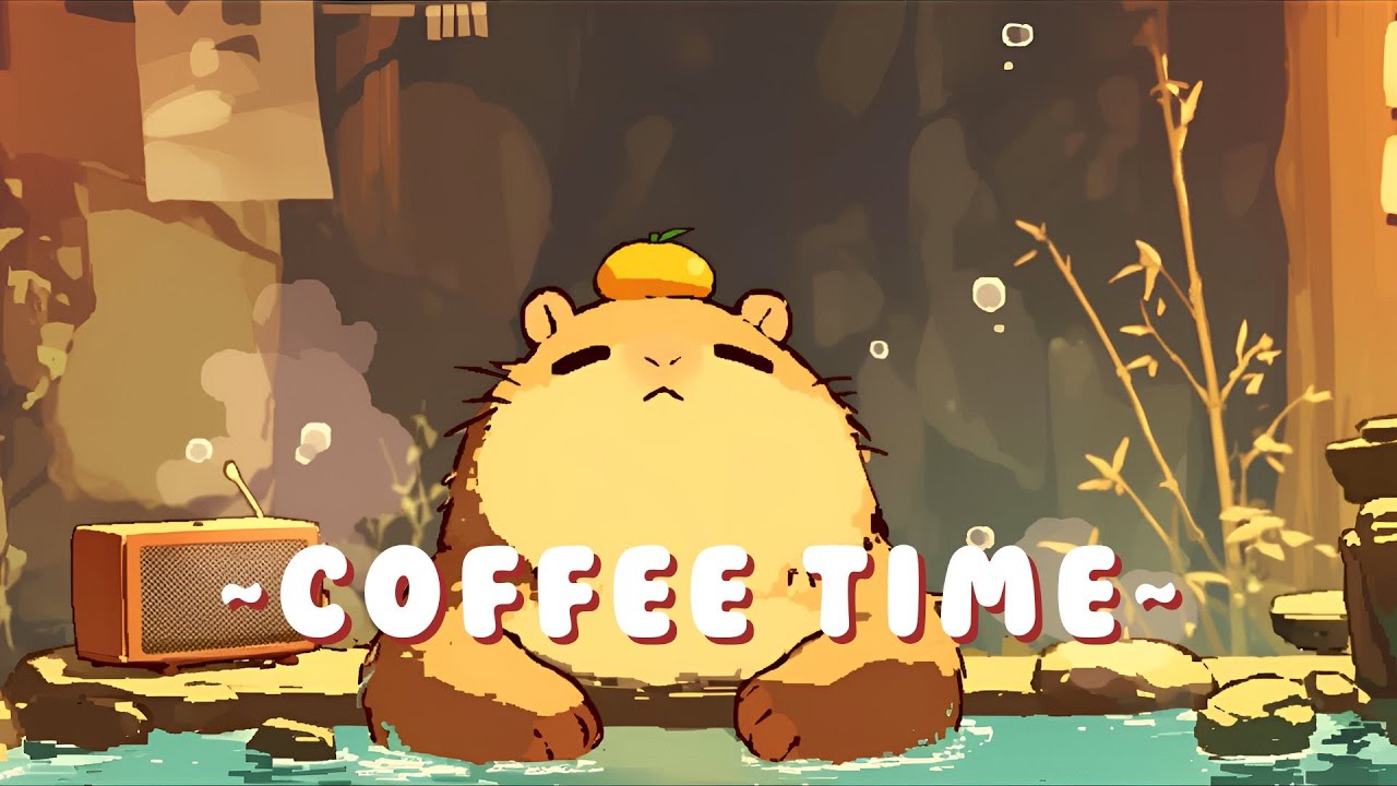 [Full Hour] Capybara Beat Station | Ambient Study Beats Mix 🦫 🌙 📖 | Non Stop Music
