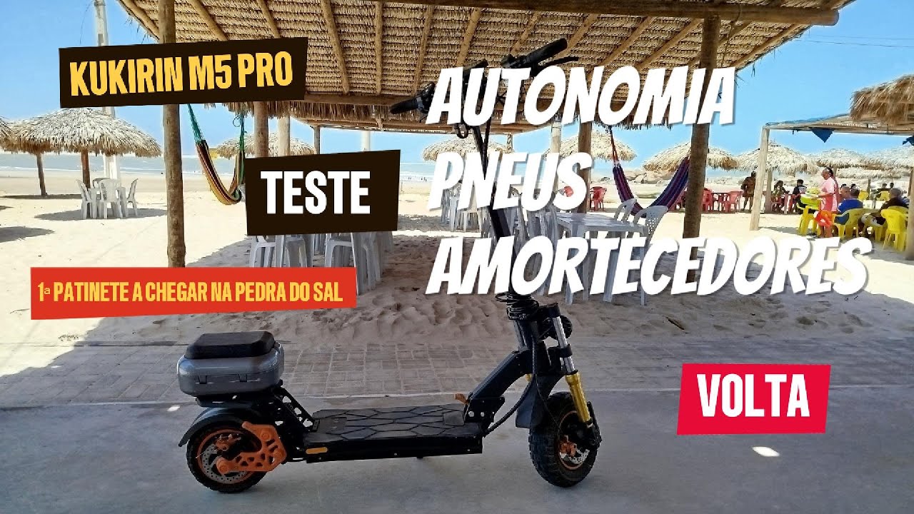 Teste REAL de autonomia - Volta da Pedra do Sal - KuKirin M5 Pro – Será que a bateria já deu?