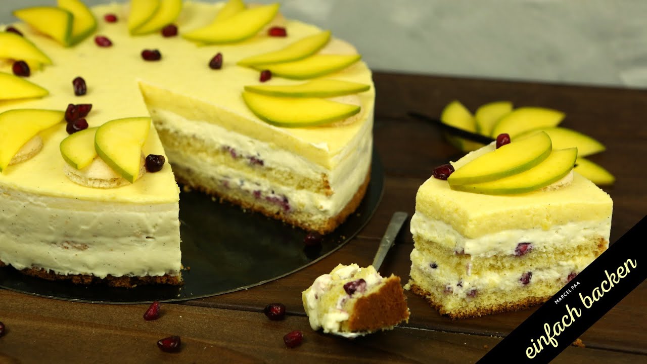 Vanille Mango Torte super easy selber machen