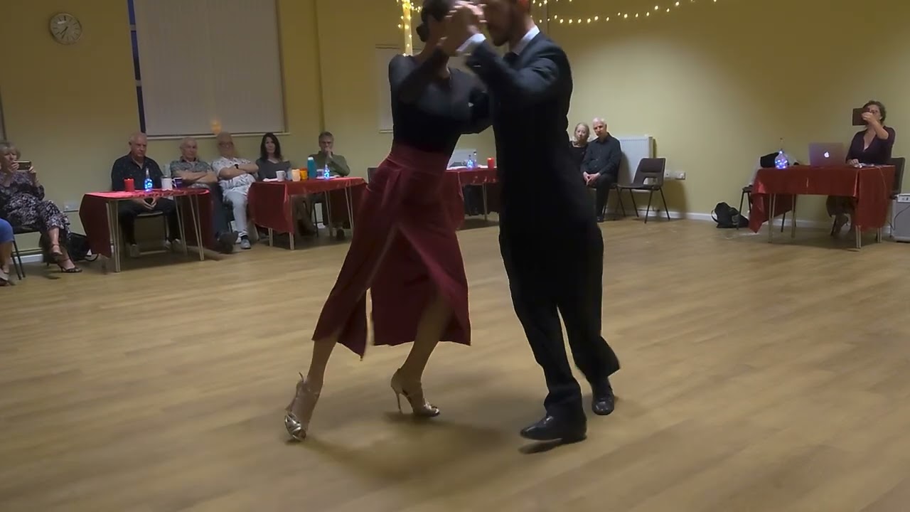 German Landeira and Anne-Laure dance Tango at Tango Essence 23rd September 2023