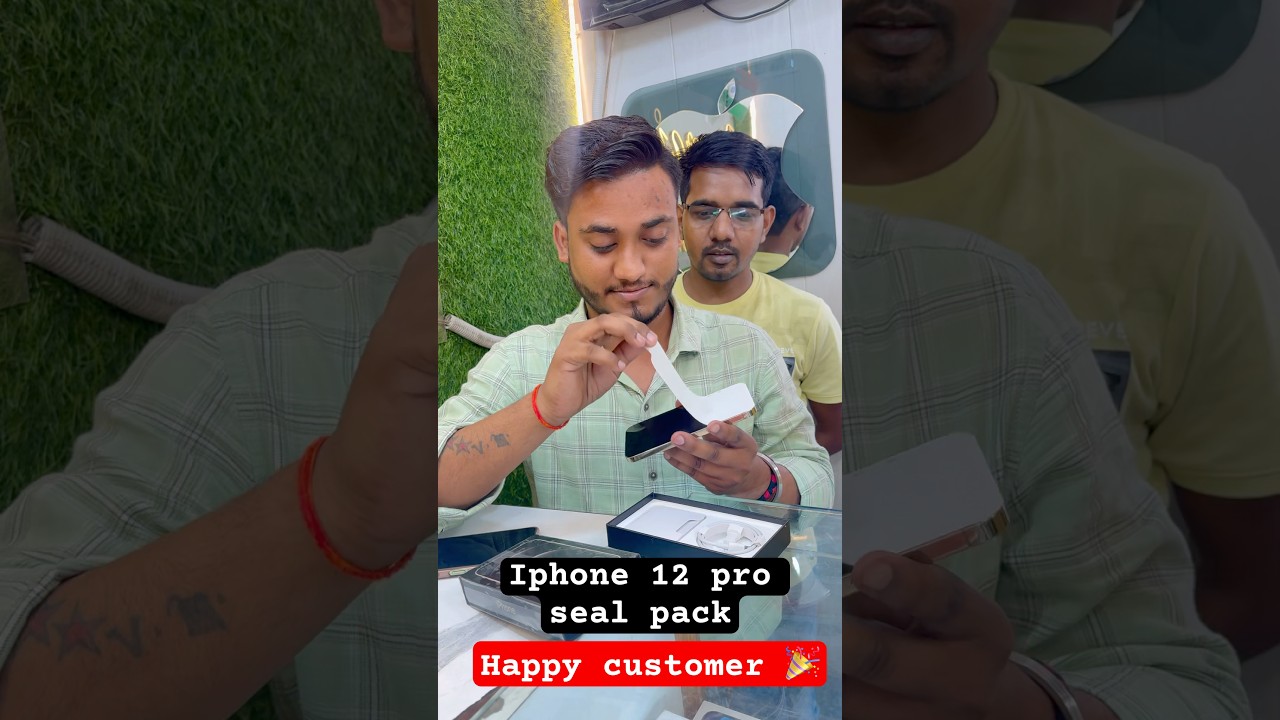 Happy customer 🎉🎊💥 iphone 12 pro seal pack💝 
