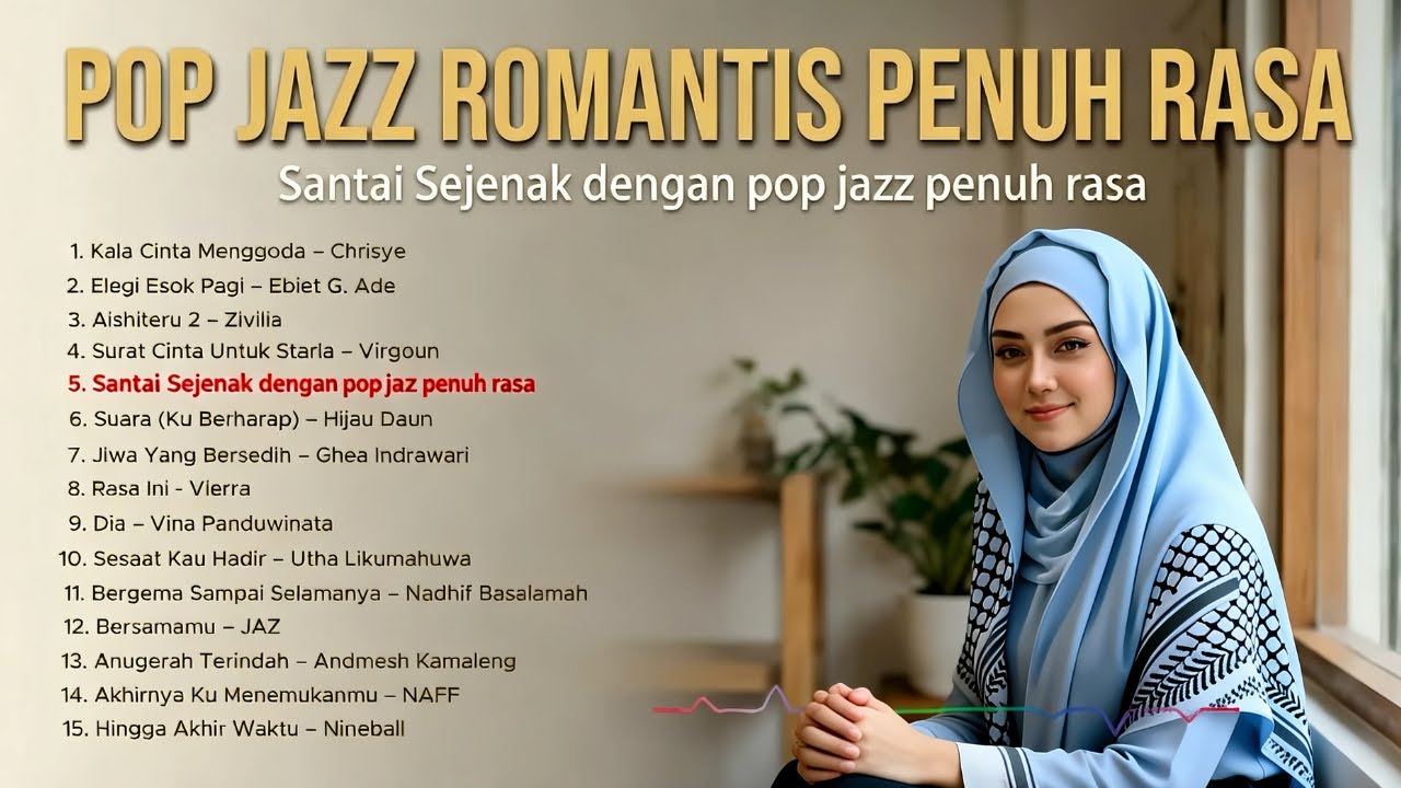 Pop Jazz Romantis Indonesia 2026 | 1 Jam Lagu Cinta Santai & Menenangkan
