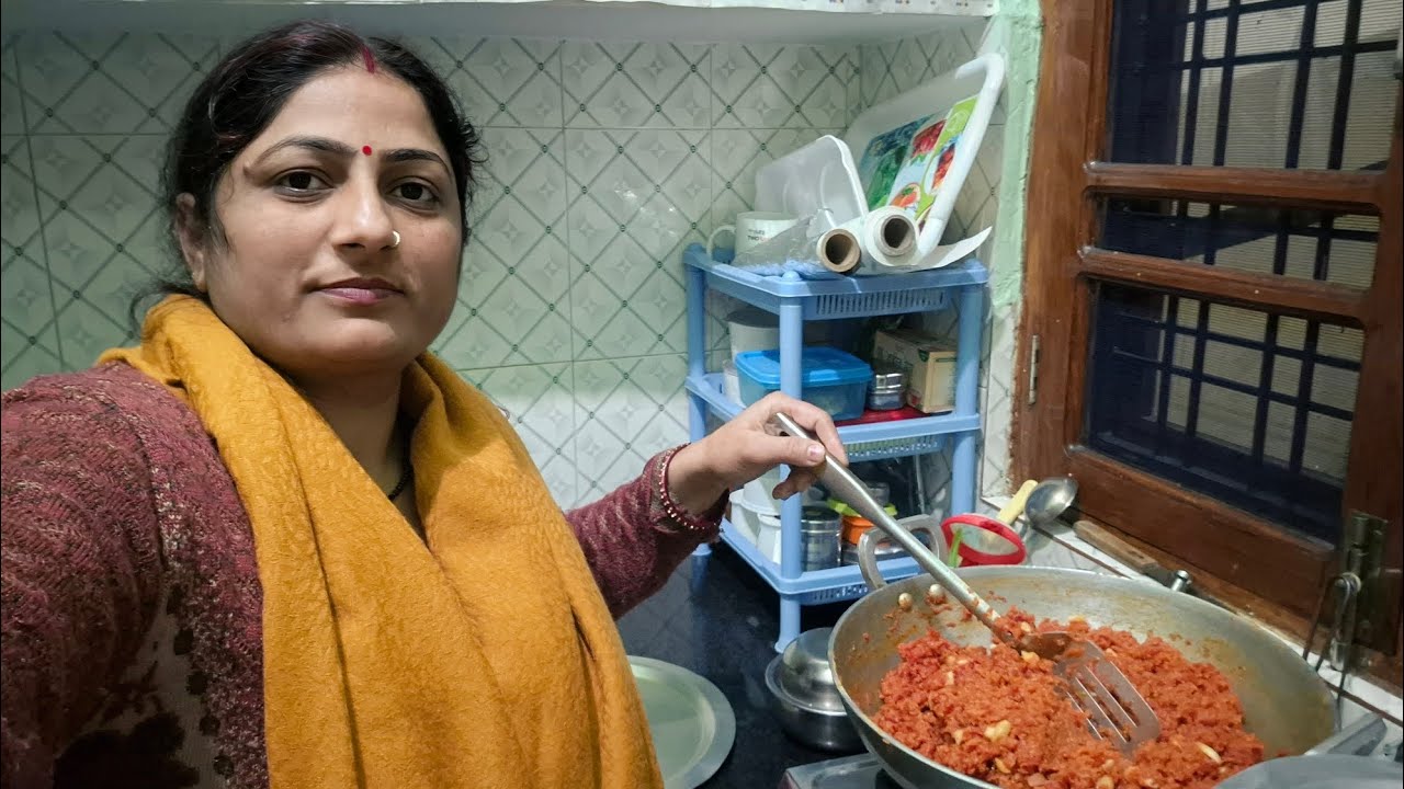 🌺Pehli bar banaya🥕 gajar ka halwa