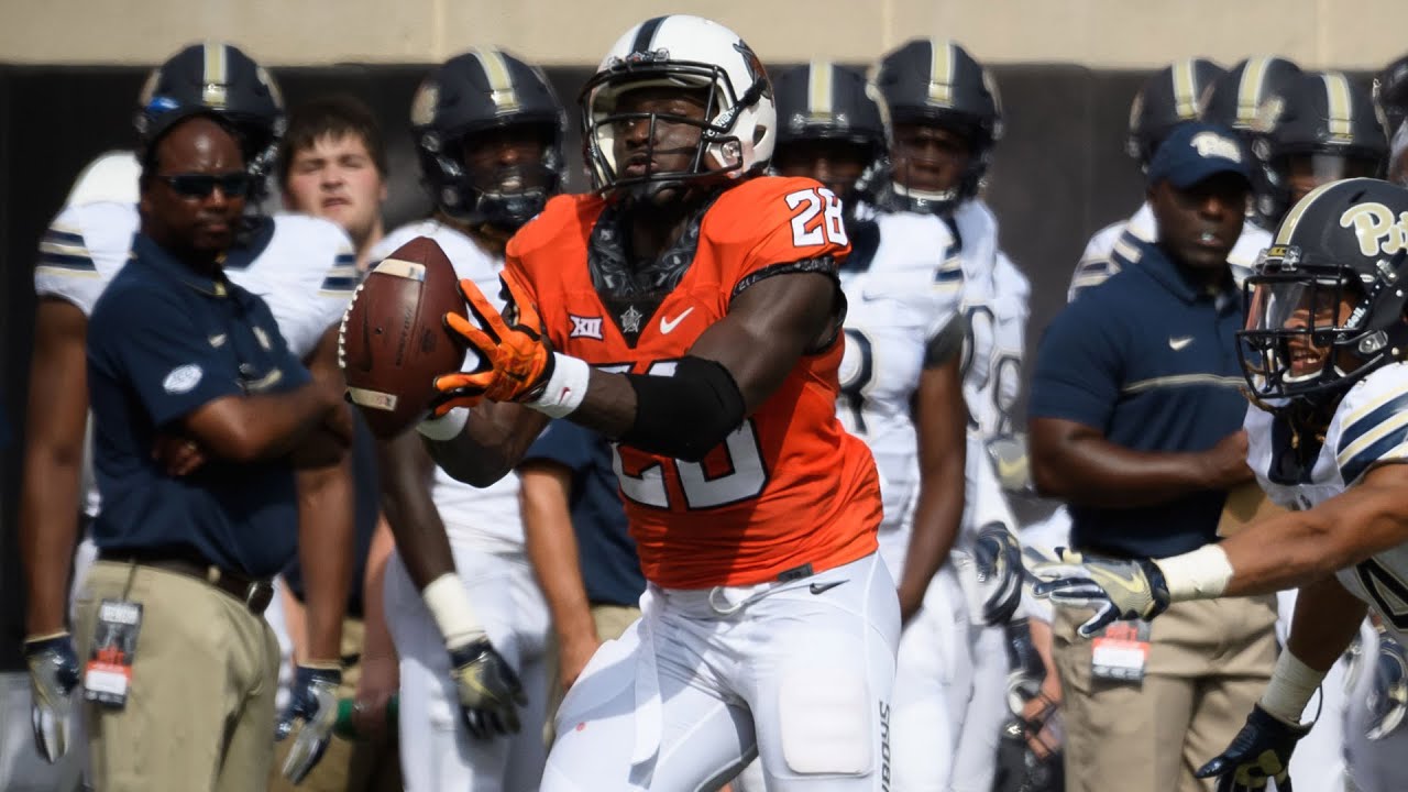 296-Yard Receiving Game For Oklahoma State's James Washington vs. Pitt