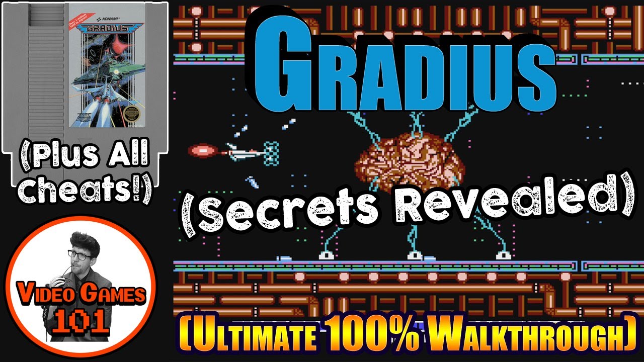 Прохождение Gradius NES | Полное руководство по выживанию (с читами) | Видеоигры 101