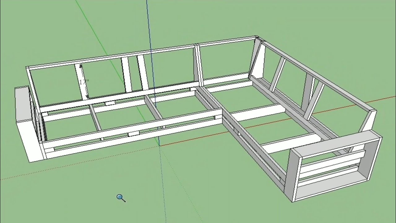 Cómo HACER La ESTRUCTURA de un Sofá L