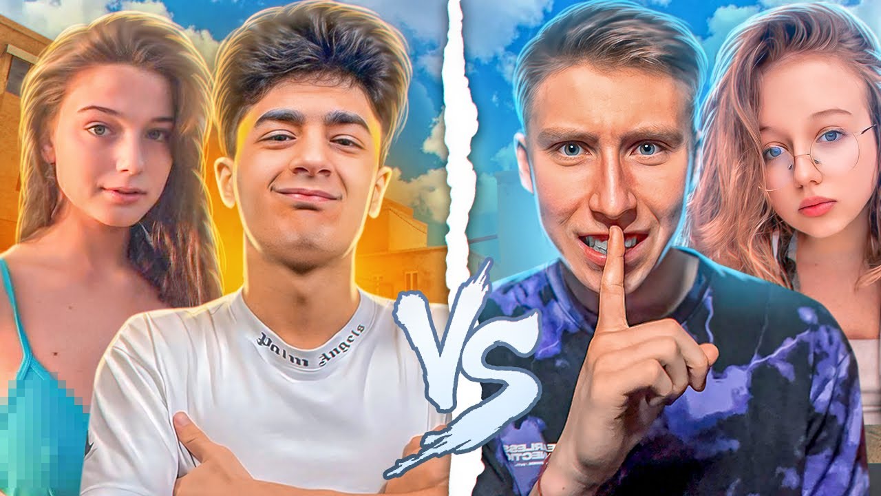 ПОТНАЯ ДУЭЛЬ ПАРОЧЕК НА НОЖ МИМИКРАЙ В СТАНДОФФ 2🥵 STKILL & KRISS VS DARK DUCK & SHELDY