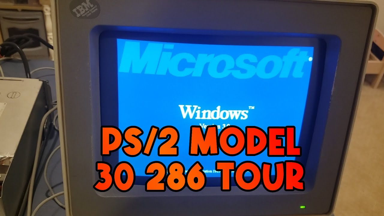 RetroTour: A Video Tour of my IBM PS/2 Model 30 286