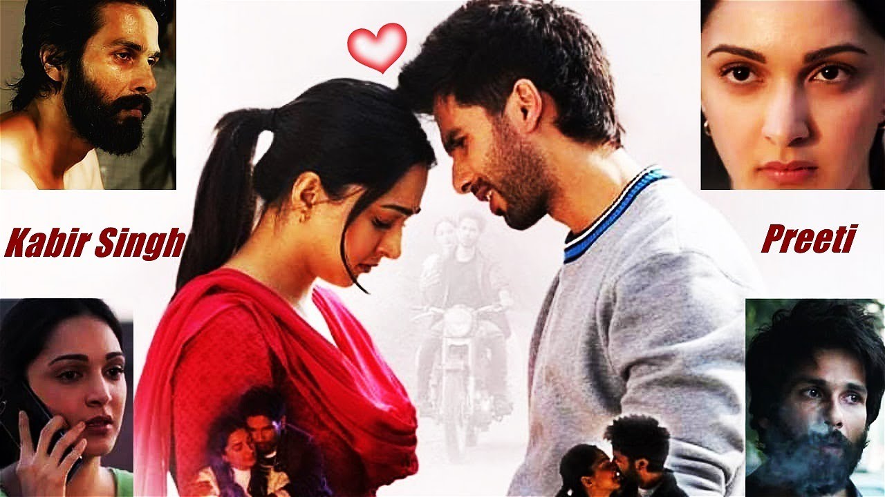 Kabir Singh love story  ( Kabir and Preeti ) Shahid Kapoor , Kiara Advani & كابير سينغ وبريتي