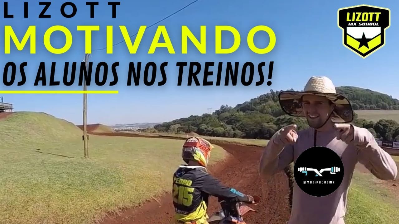 LIZOTT MOTIVANDO OS ALUNOS NOS TREINOS