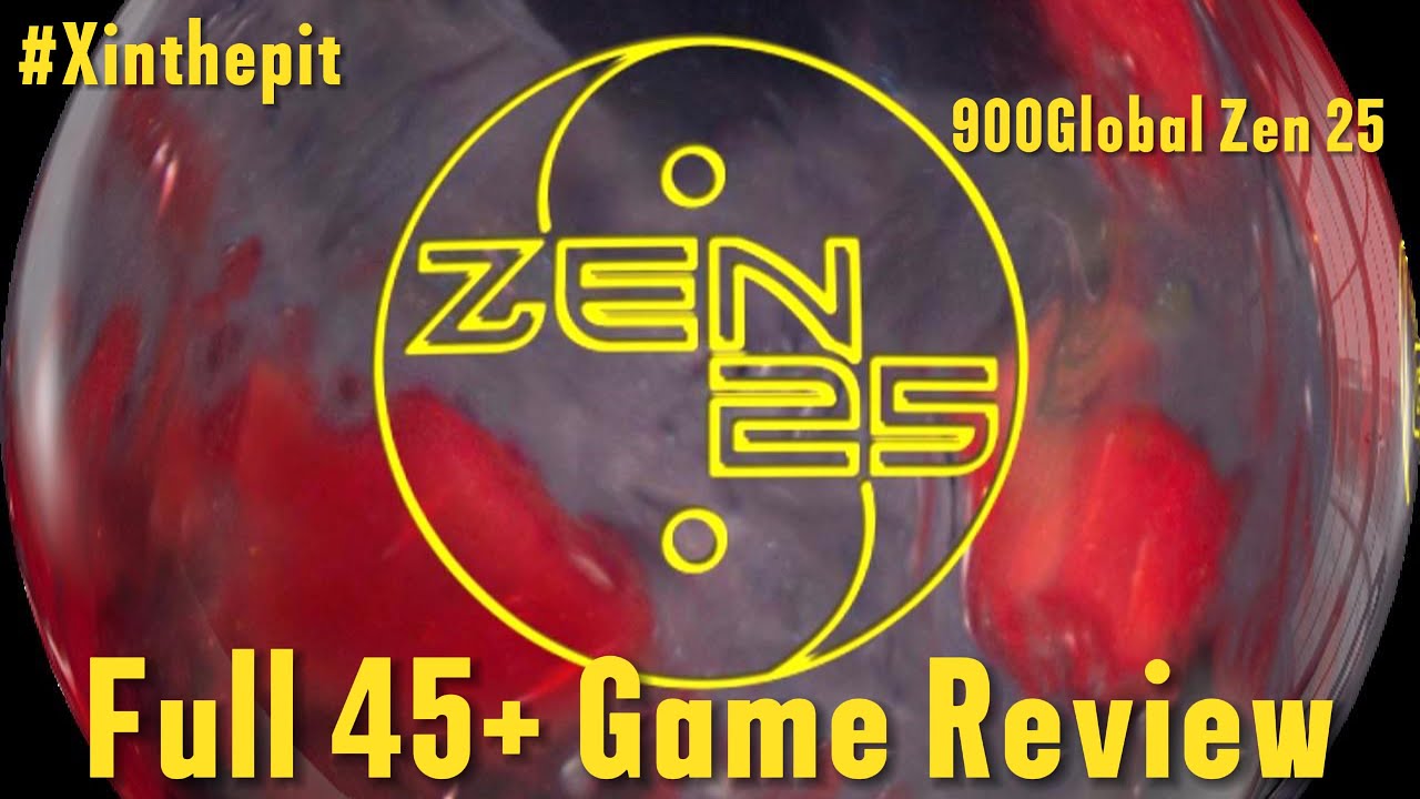 900Global Zen 25l! Полный обзор шаров для боулинга (45+ игр)!! Обзор 2025 года //4k