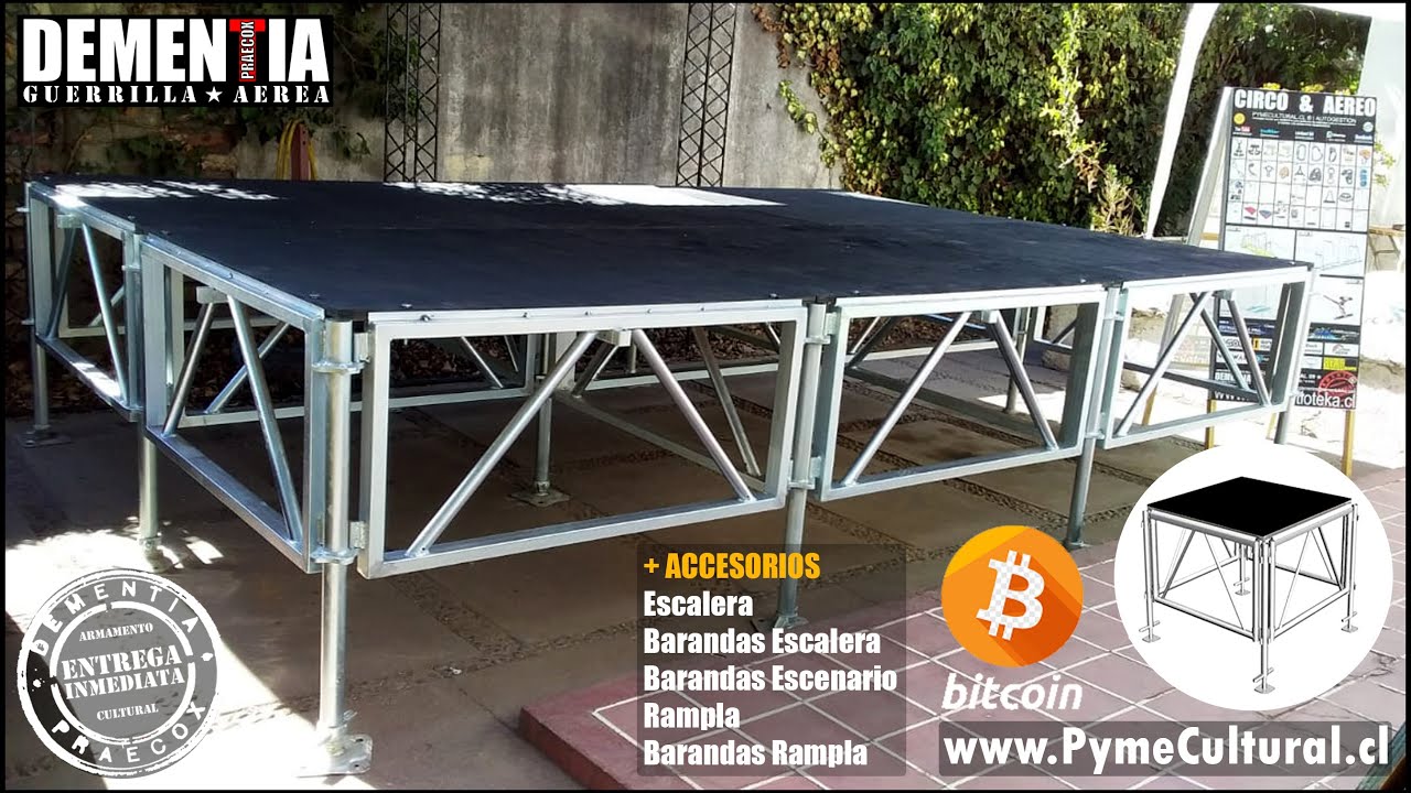 ★ EXCLUSIVO 👌 ESCENARIO MODULAR | 🇨🇱  CALIDAD & SEGURIDAD | ➡ www.pymecultural.cl | DEMENTIA ®