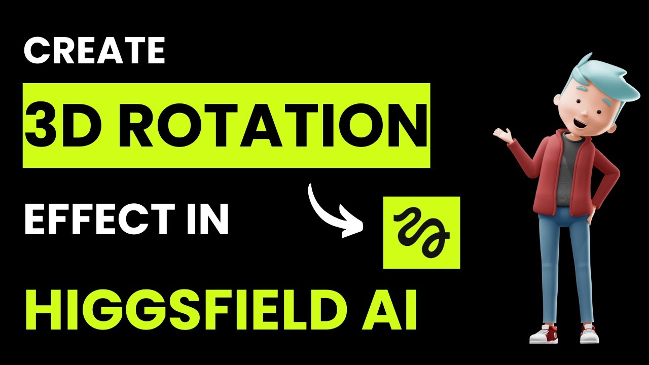 How to Use 3D Rotation Effect in Higgsfield AI (Best Method)