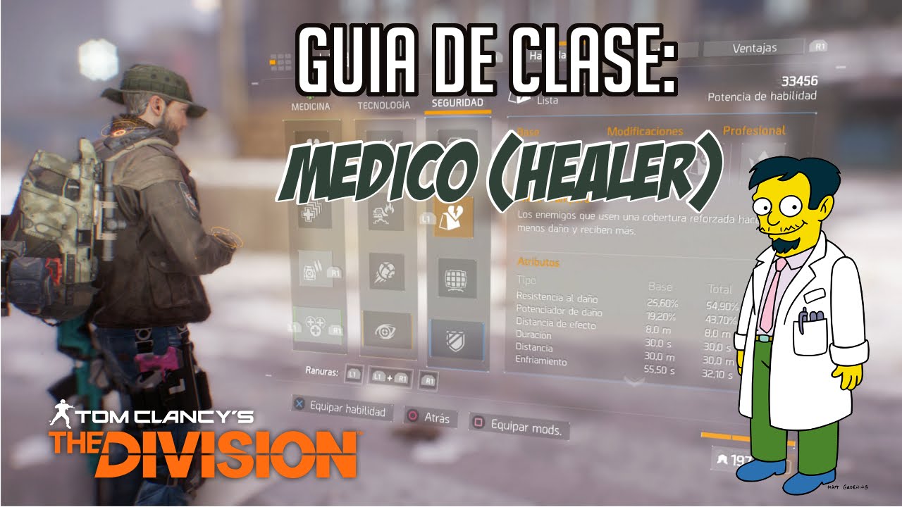 THE DIVISION  - GUIA DE MEDICO - EQUIPO DE AUTORIDAD TACTICA