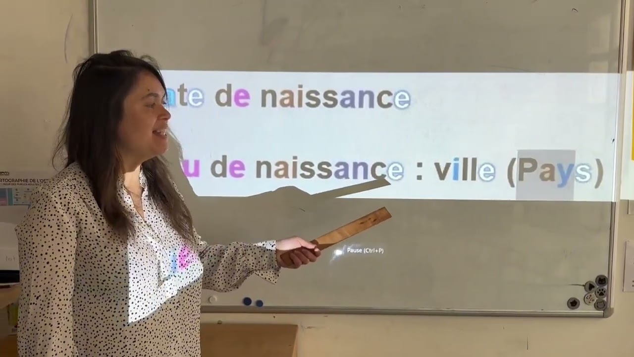 Lire la langue : vidéo 2 : lire un formulaire