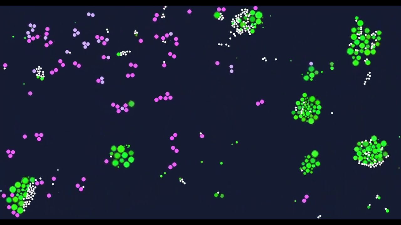 Artificial Life Evolution Timelapse – Cooperation, Multicellularity & Extinction