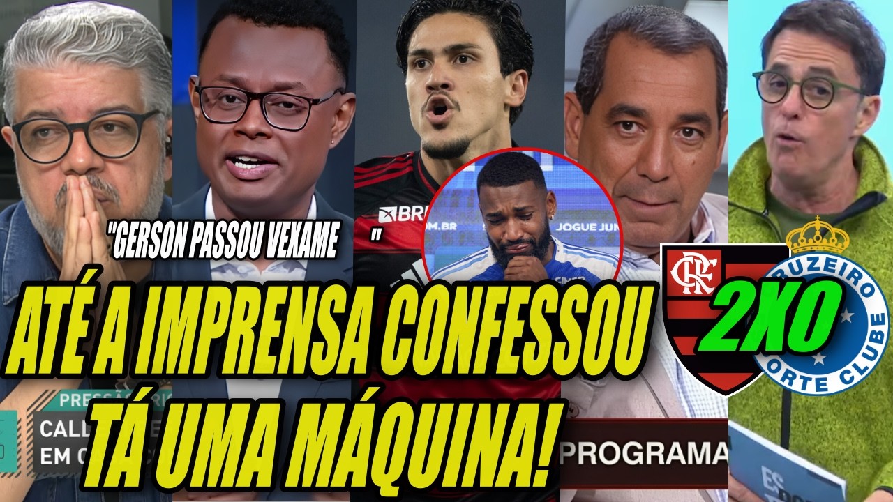 🔥 MIDIA ESPORTIVA PELO BRASIL RASGA ELOGIOS AO MENGÃO 